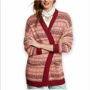 MATILDA Jane Harmony Women's Open Front Cardigan Sweater Small